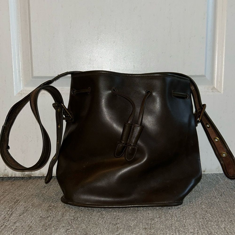 Coach cinch bucket bag